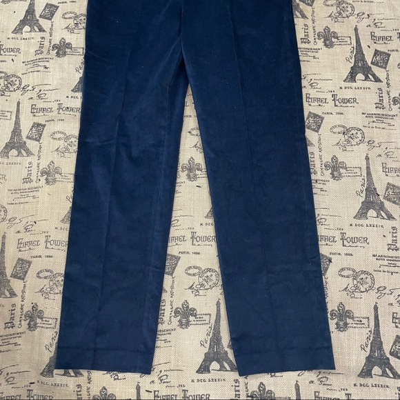 Lauren Ralph Lauren NWT! Classic Fit Dark Teal Corduroy Pant Size 34 - Picture 10 of 14